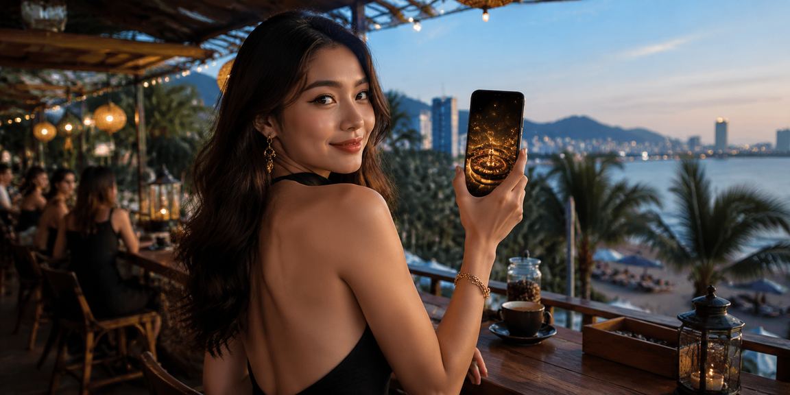 Người dùng tại Hà Nội truy cập nền tảng cá cược trực tuyến trên điện thoại di động