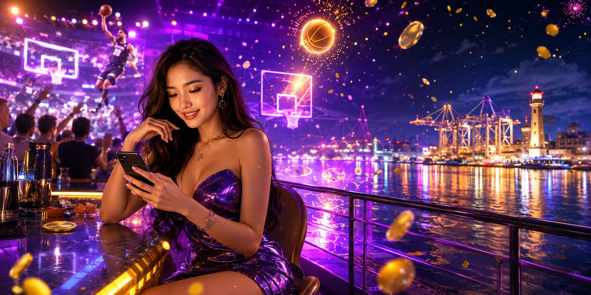 Màn hình neon hiển thị kèo bóng rổ tại Vũng Tàu – cá cược thể thao trực tuyến